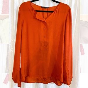 Burnt orange blouse
